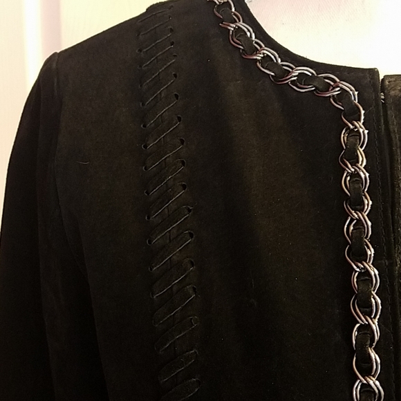 Hal Rubenstein Suede Leather jacket S - Picture 3 of 7